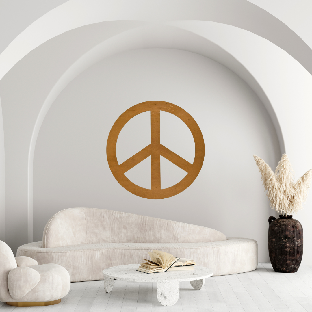 Peace Zeichen Motiv Dekoration