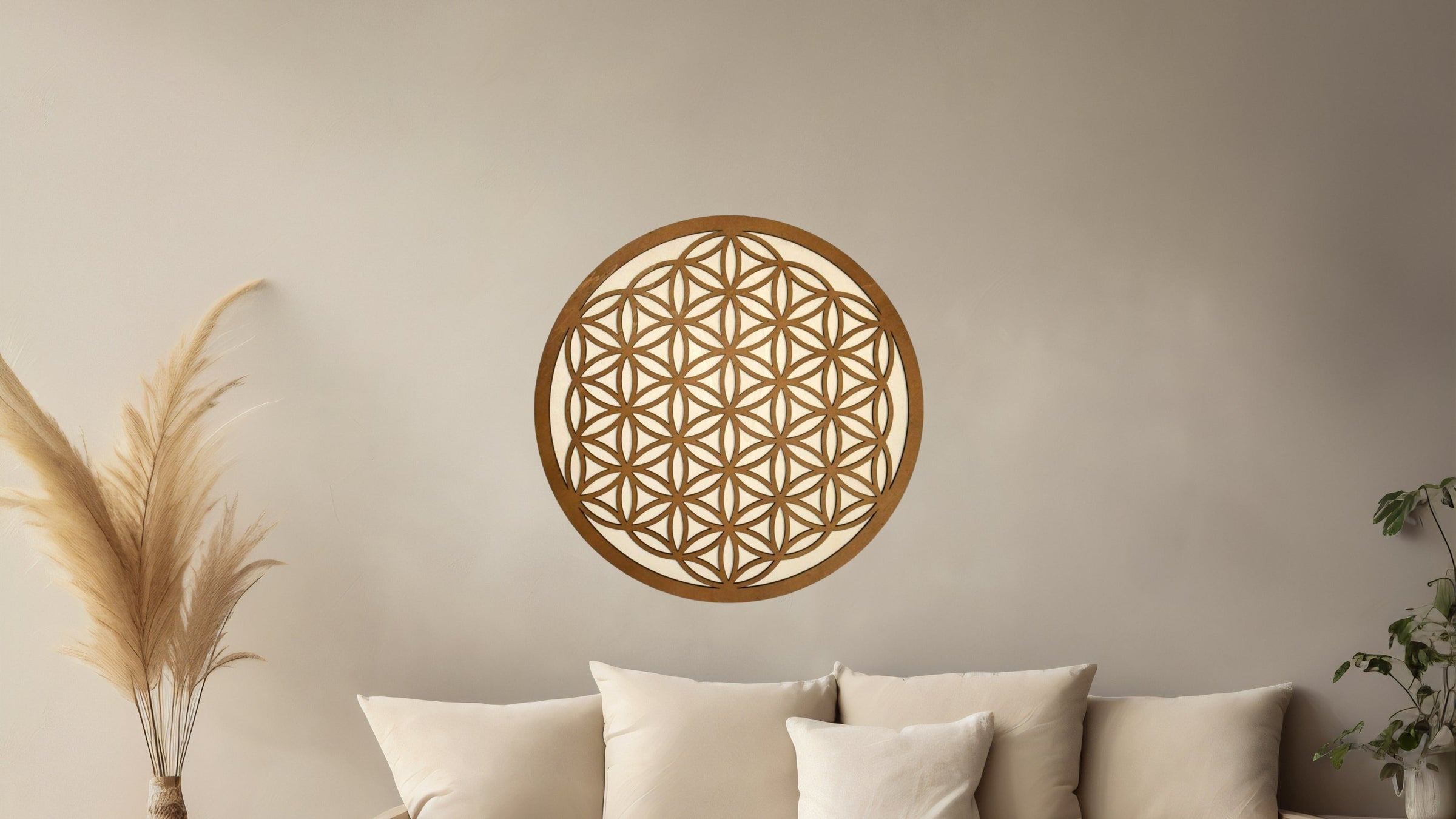 Wandbildet Holzdesign