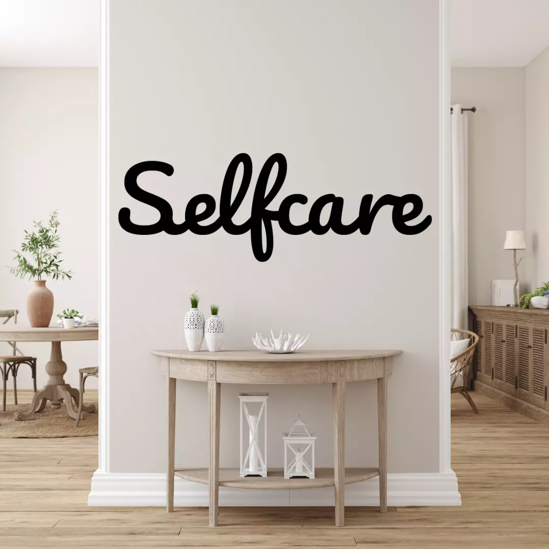 Wandbild mit Deinem Wunschtext - Personalisierter Metall-Schriftzug
