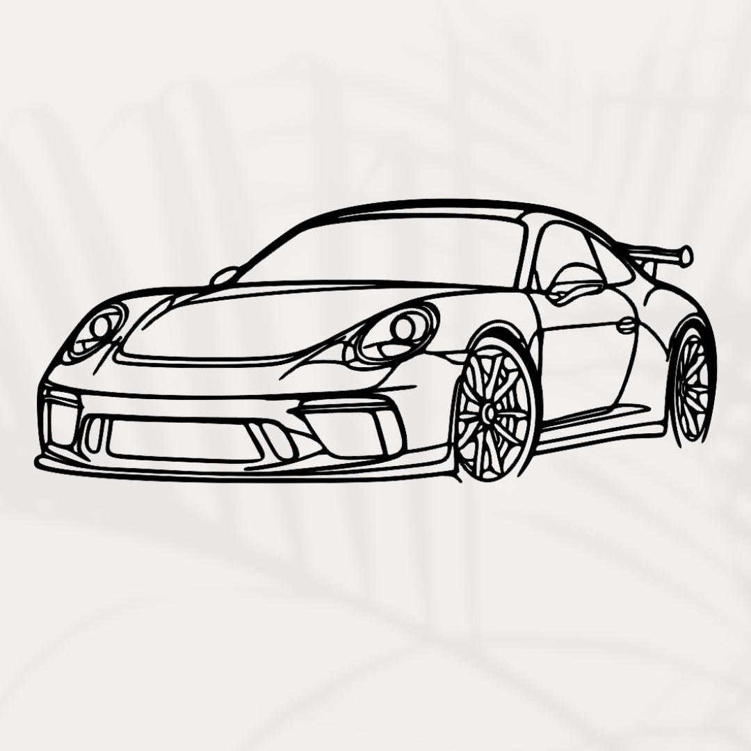 911er Auto Silhouette