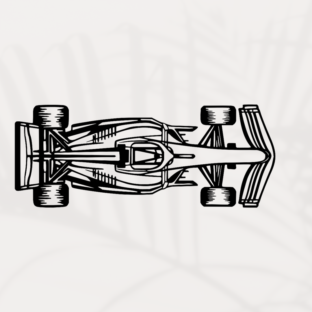 F1 Auto Silhouette