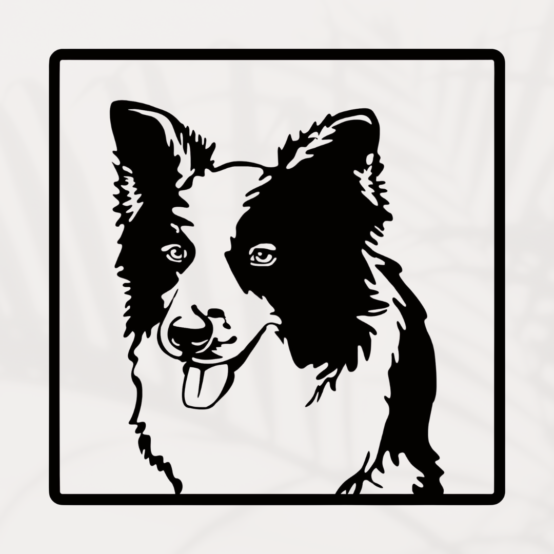 Individuelle Tier Portraits als  Wandbild aus Metall