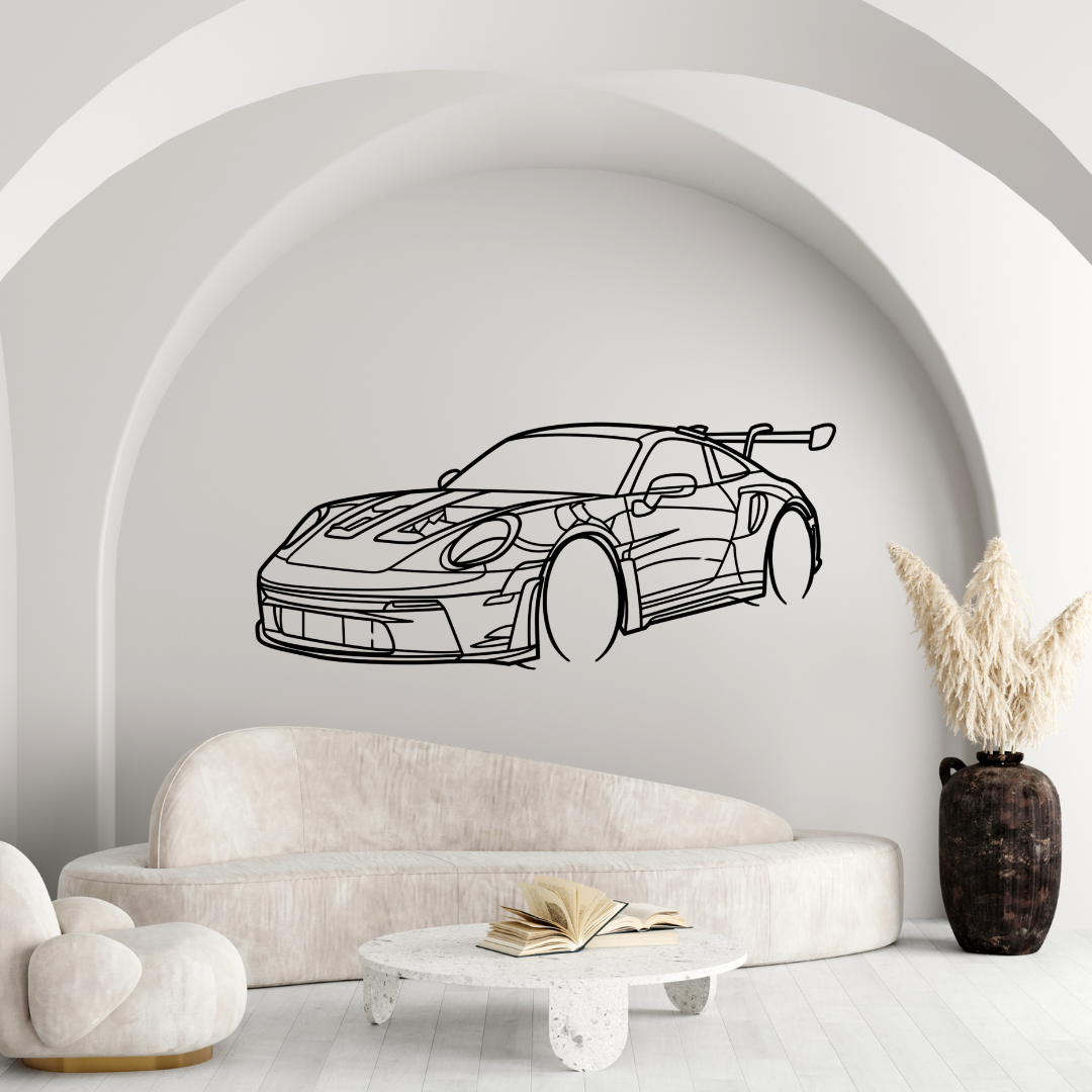 GT3 RS Front Silhouette Auto