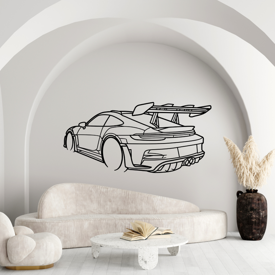 GT3 RS Back Silhouette Auto
