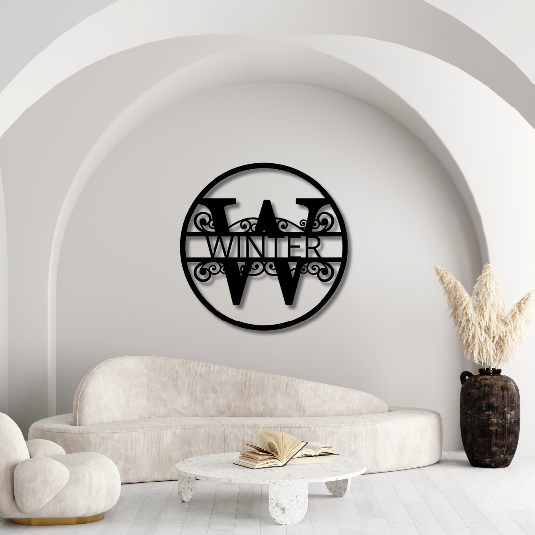 Familienschild - Alphabet