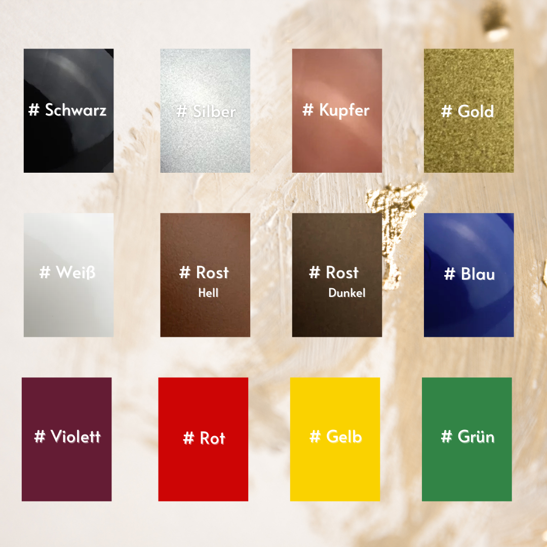 Individuelle Tier Portraits als  Wandbild aus Metall