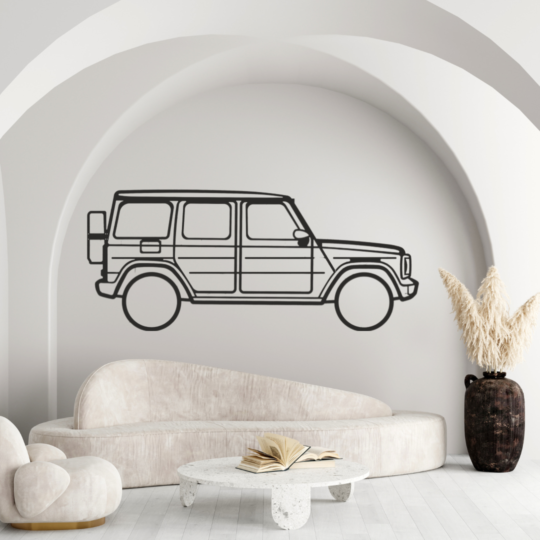 G Klasse Auto Silhouette Wanddekoration