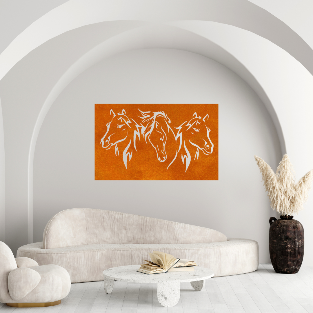 Pferde Wandbild – Kraft und Eleganz für den Pferdestall
