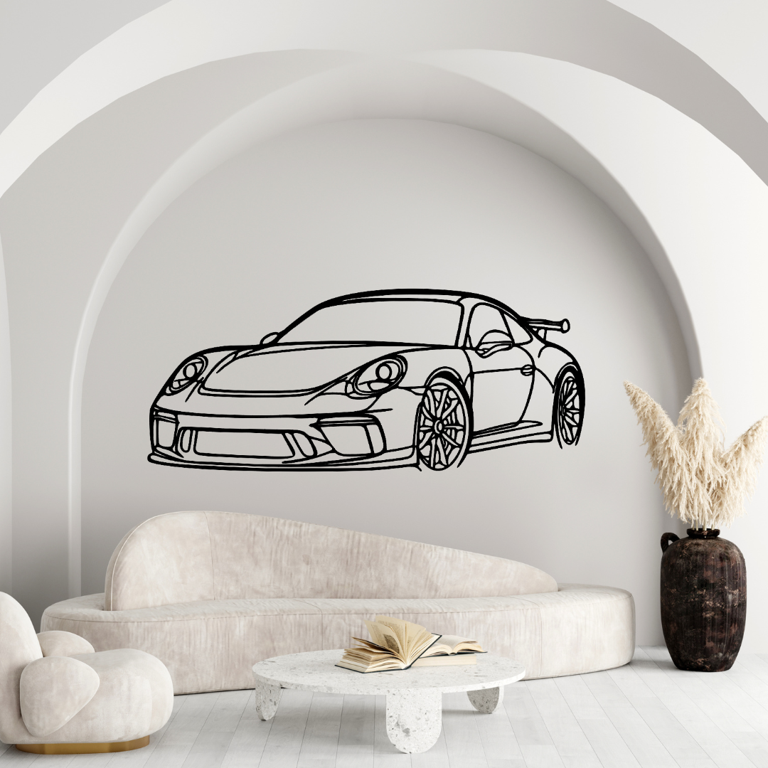 911er Auto Silhouette