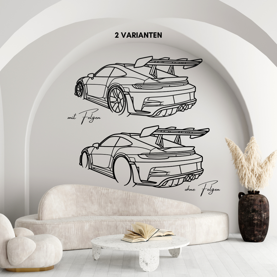 GT3 RS Back Silhouette Auto