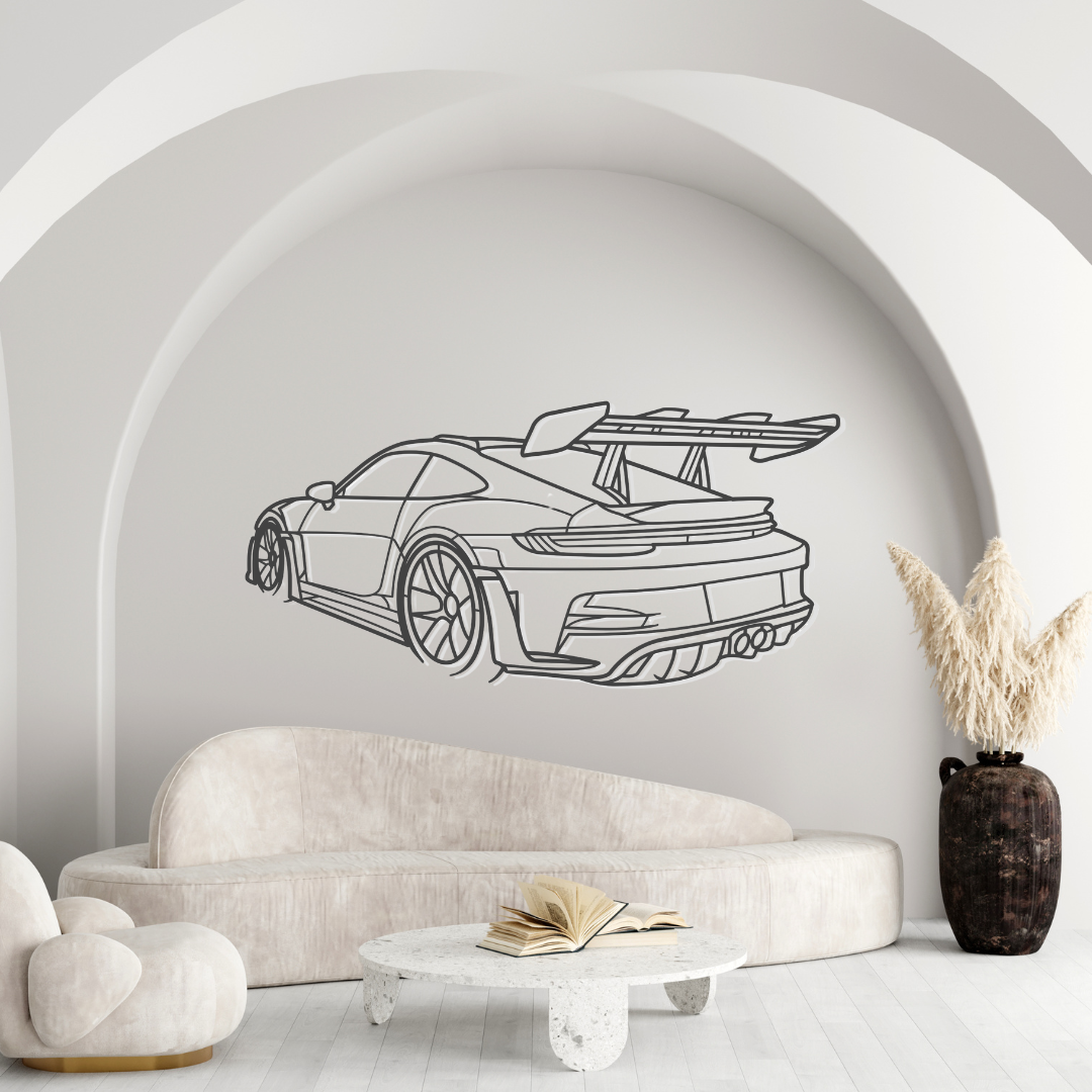 GT3 RS Back Silhouette Auto