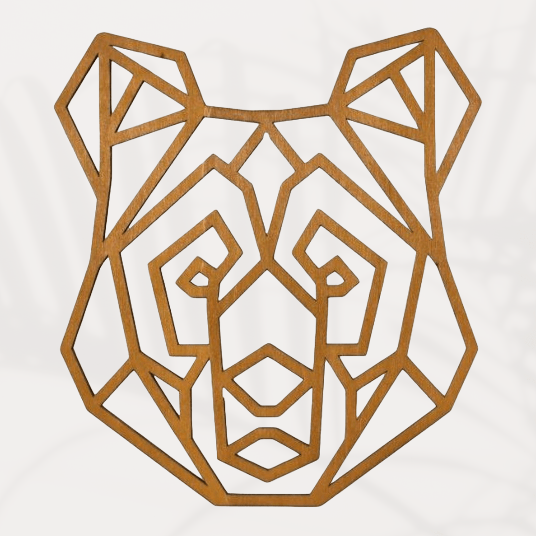 Geometrischer Bär Bruno