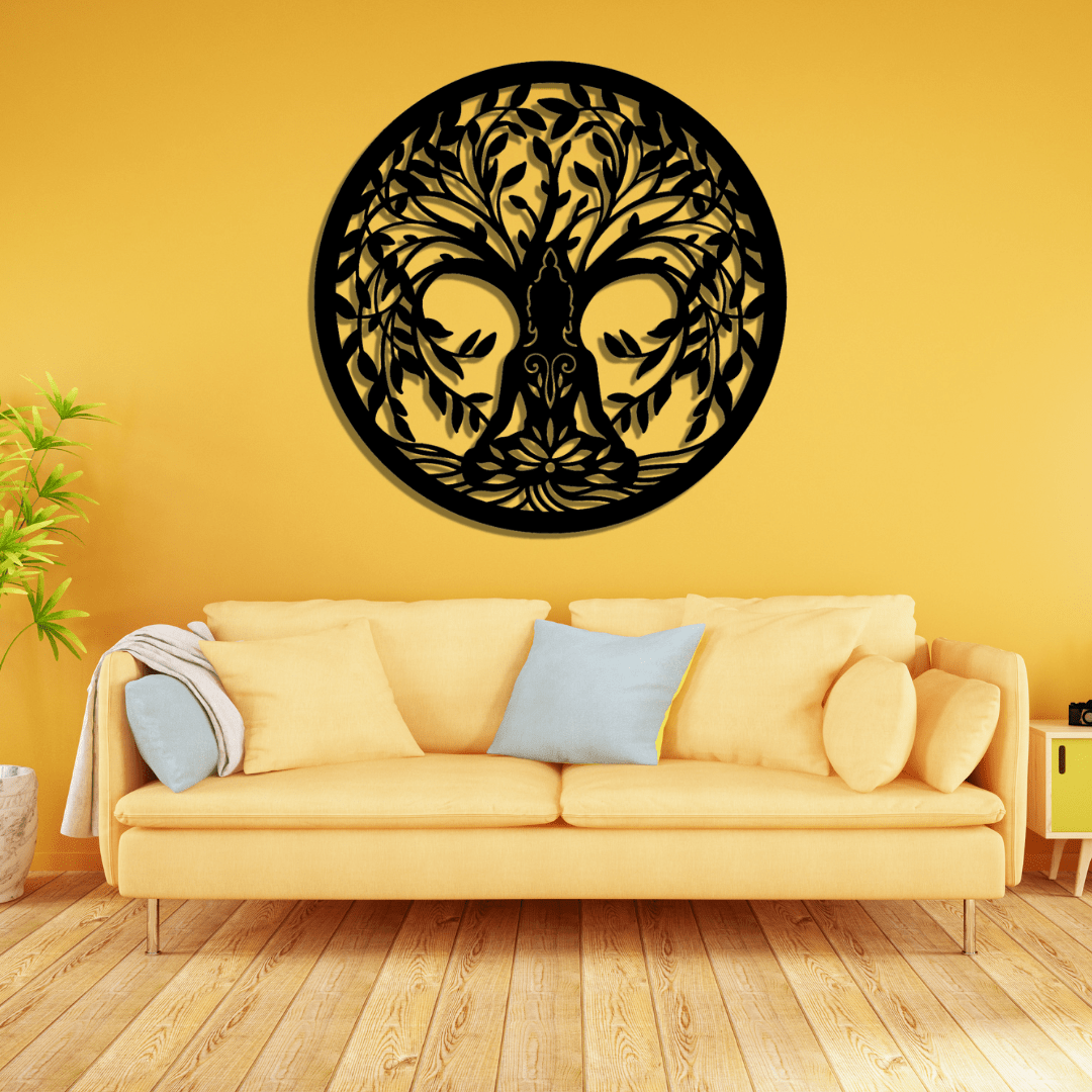 Buddha - Elegante Metall-Deko