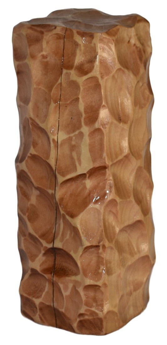 Holzskulptur Kubus