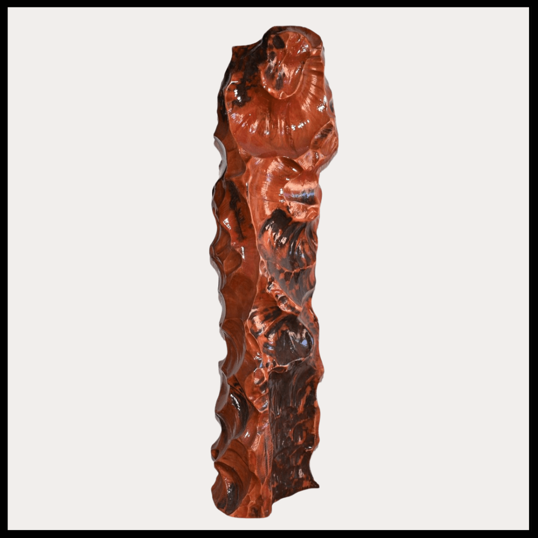 Holzskulptur Schreiende
