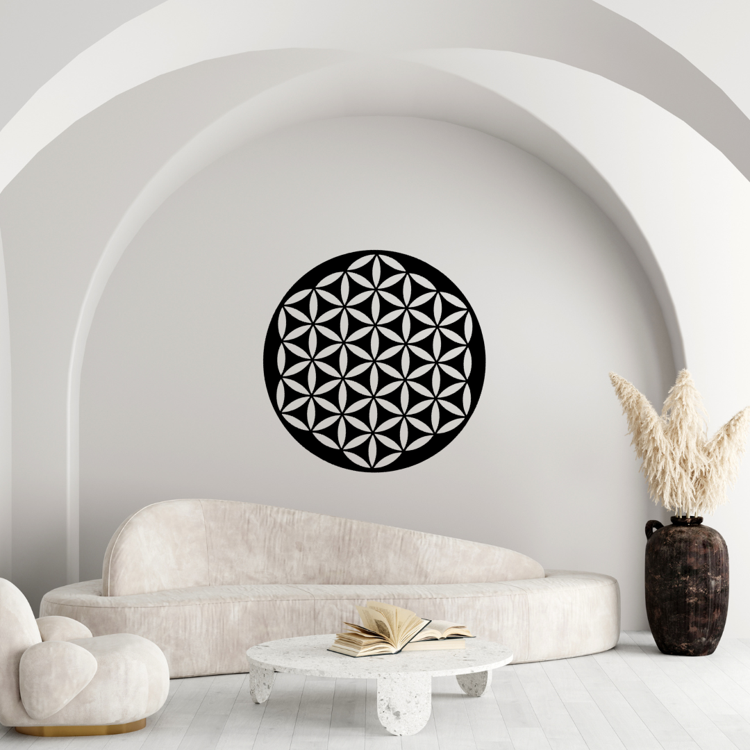 Blume des Lebens Amabilis - Elegante Metall-Deko