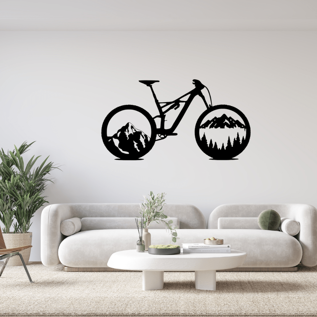 Mountainbike Wanddekoration