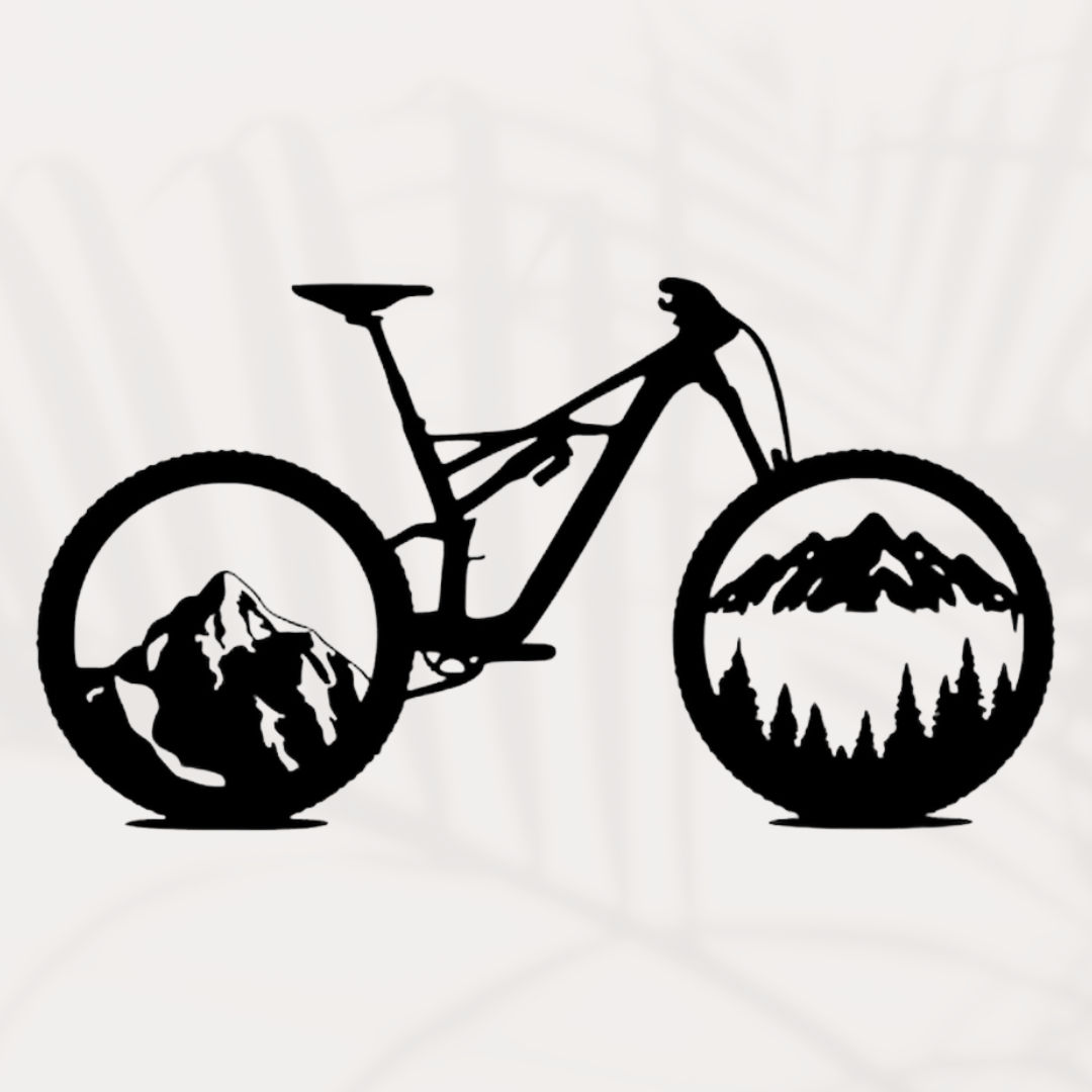 Mountainbike Wanddekoration